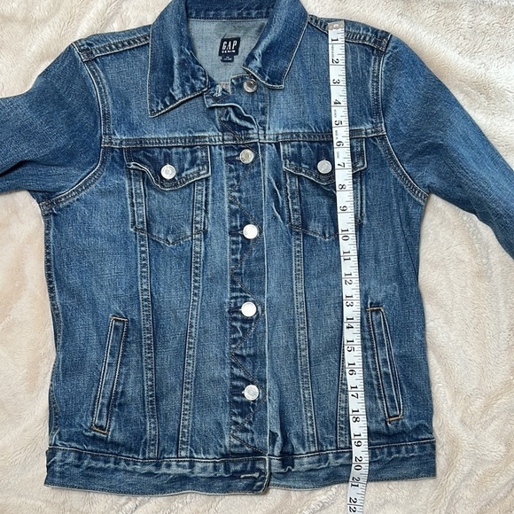 GAP Women’s Classic Icon Denim Blue Jean Jacket - Size XS - Picture 3 of 11